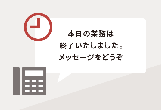 時間別応答機能